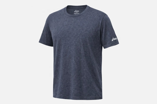 ASICS Men's Plain Team Tech T-Shirt | Heather Gray | Small
