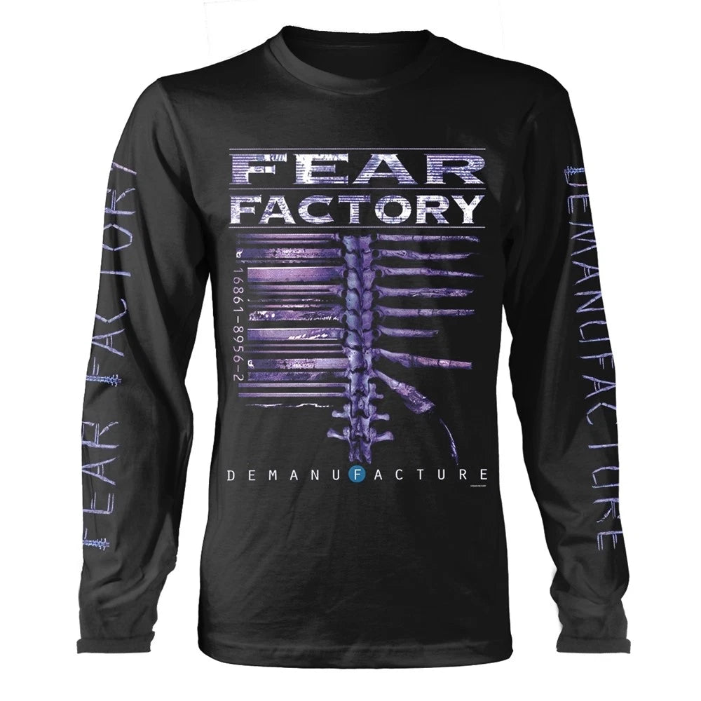 FEAR FACTORY - DEMANUFACTURE CLASSIC BLACK Long Sleeve Shirt Medium