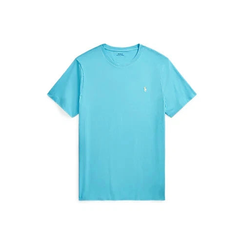 POLO RALPH LAUREN Solid Blue T-Shirt Stretch Cotton Lightweight Classic Fit 4XLT