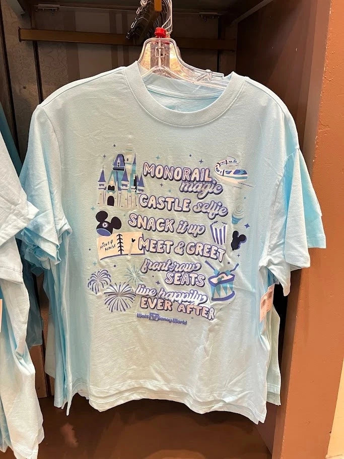 Walt Disney World Icons T-Shirt for Adults, Kids