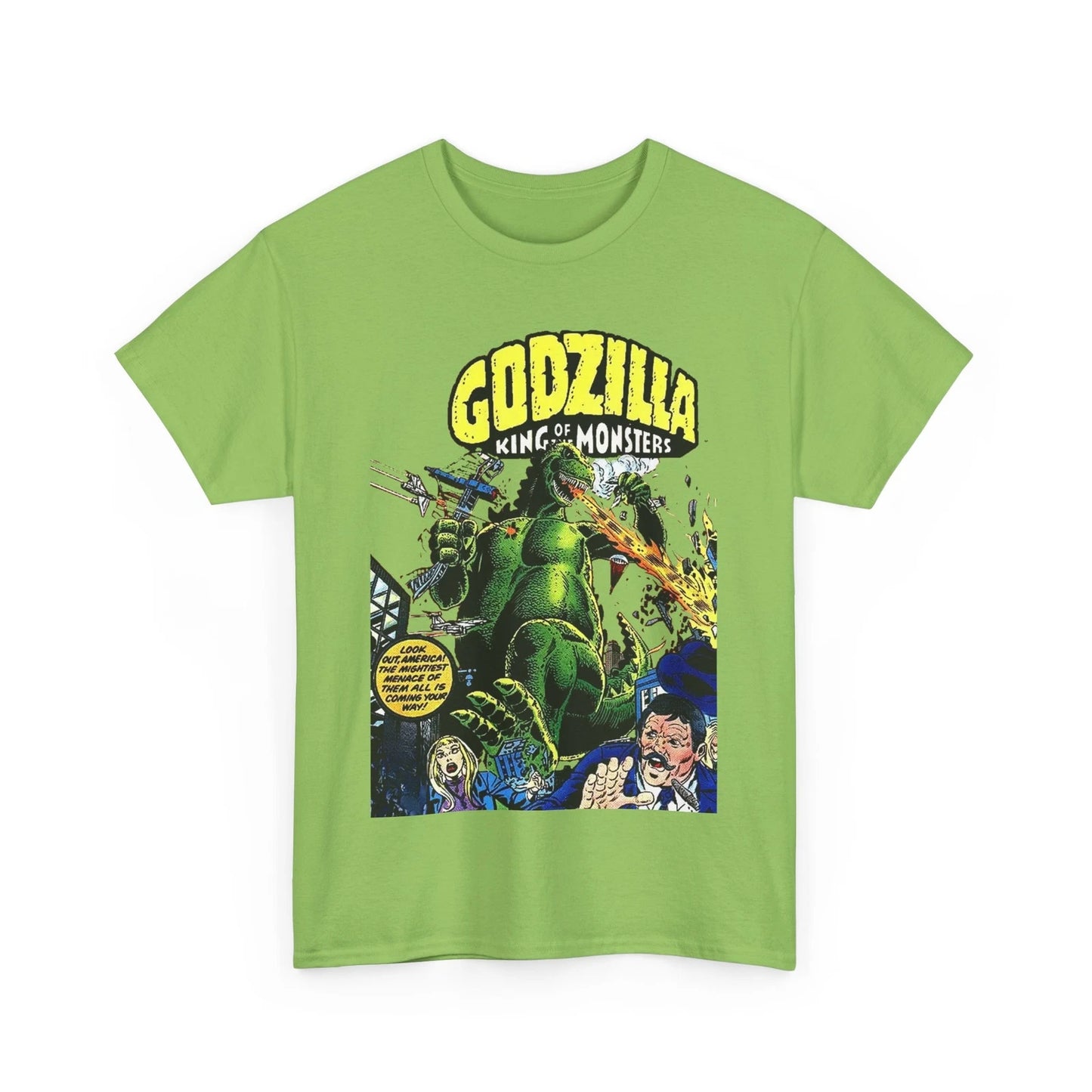Godzilla T-Shirt Marvel Comics 1970s Series King of the Monsters Graphic Tee