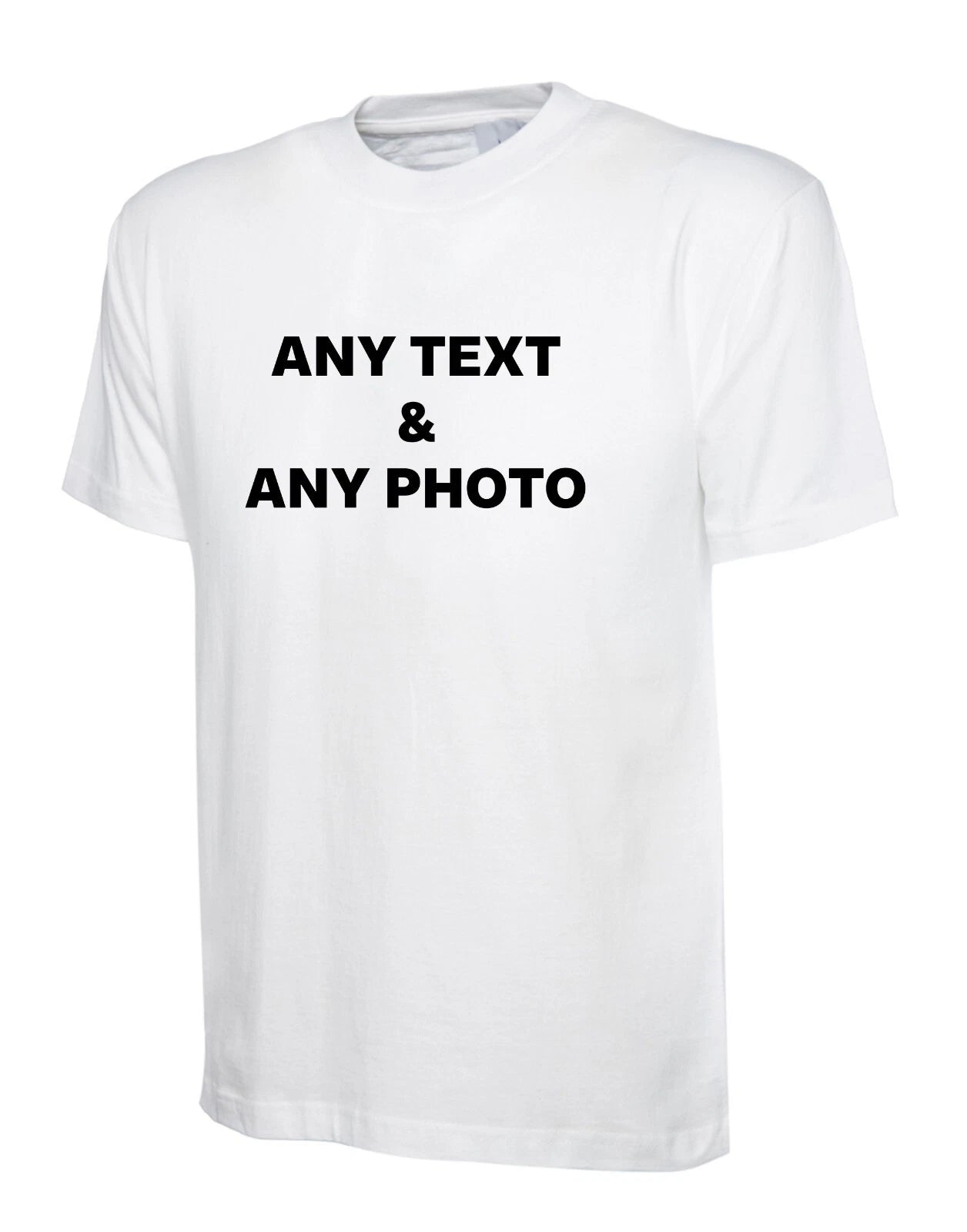 Personalised T-shirt Custom Your Image Printed Stag Hen Do Party Adults Kids Tee