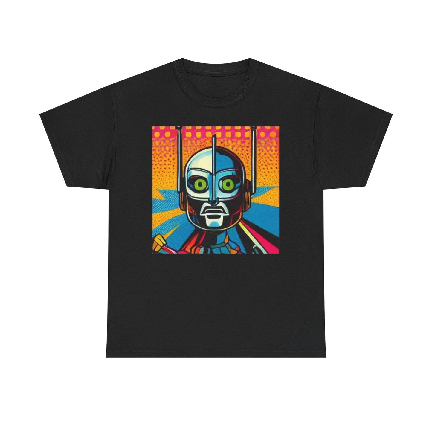 Retro Robot Pop Art T‑Shirt