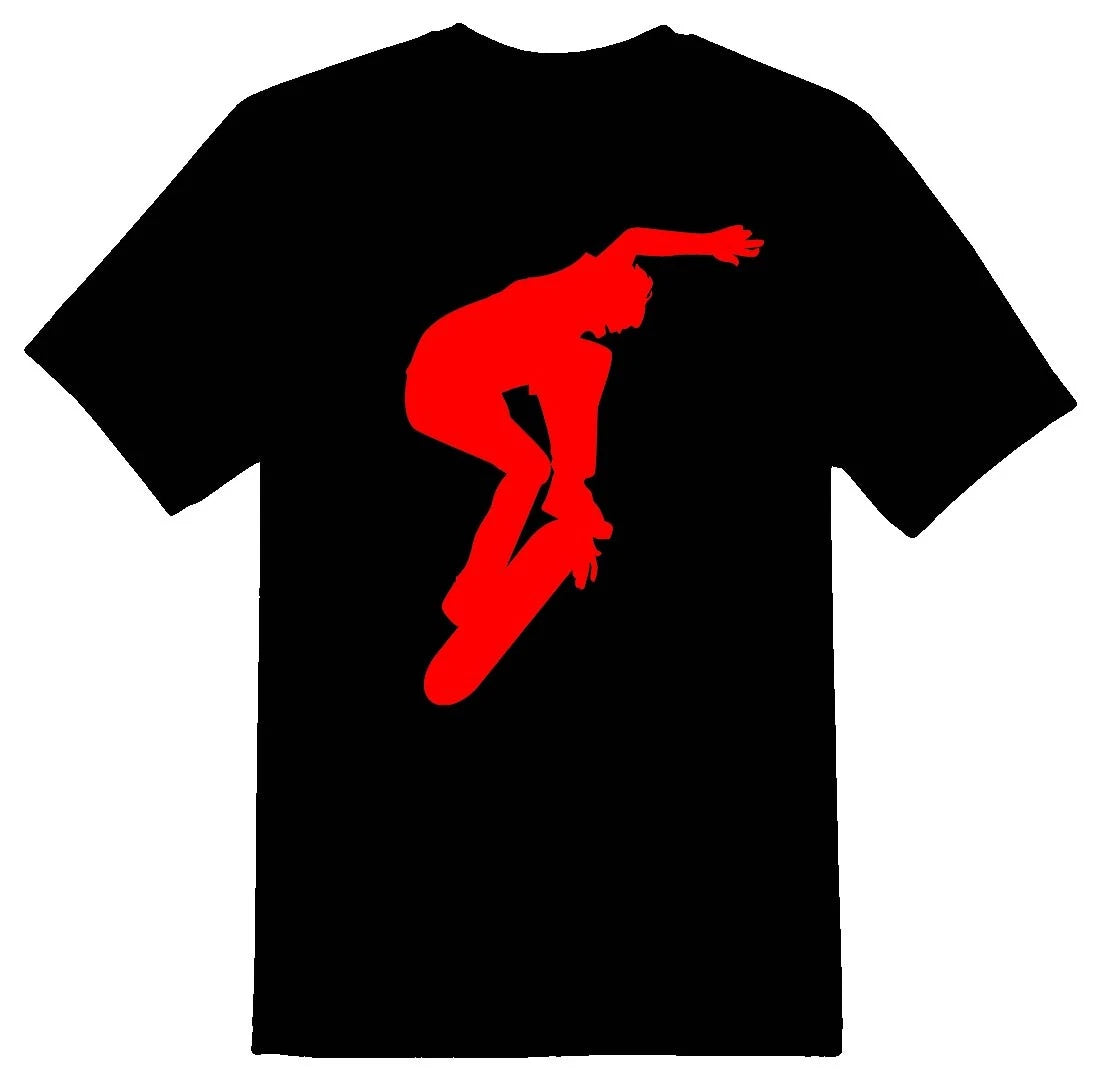Skateboarder urban black or white Tee