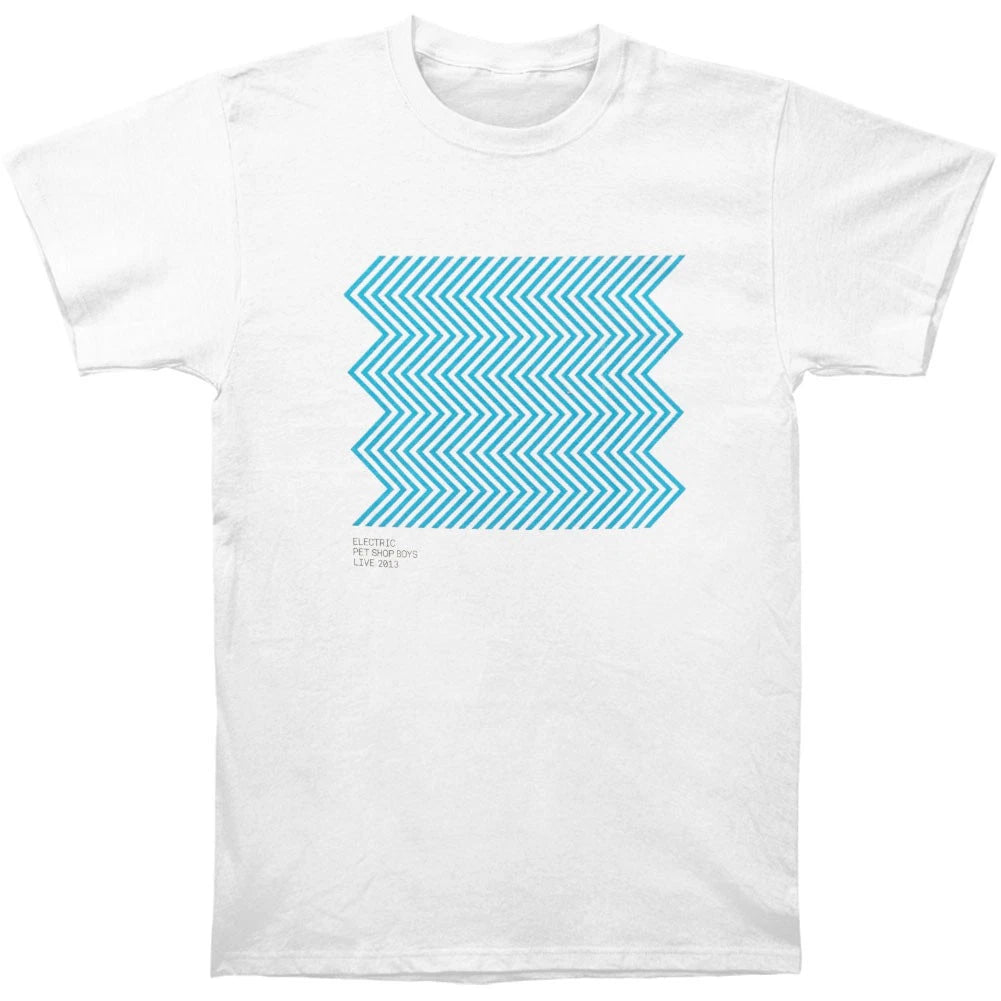 Men's Pet Shop Boys Electric 2013 Tour Slim Fit T-shirt XX-Large White