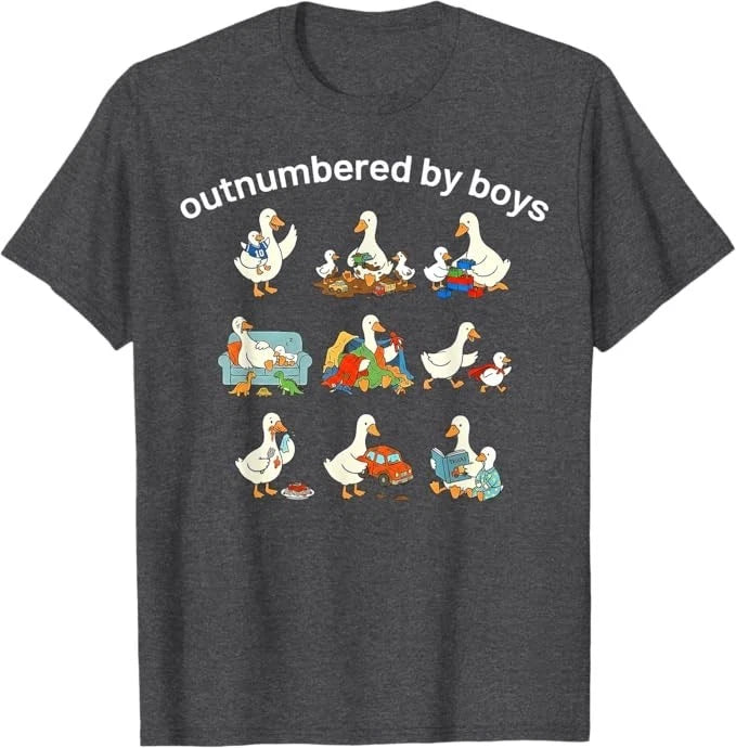 Outnumbered by Boys T-Shirt