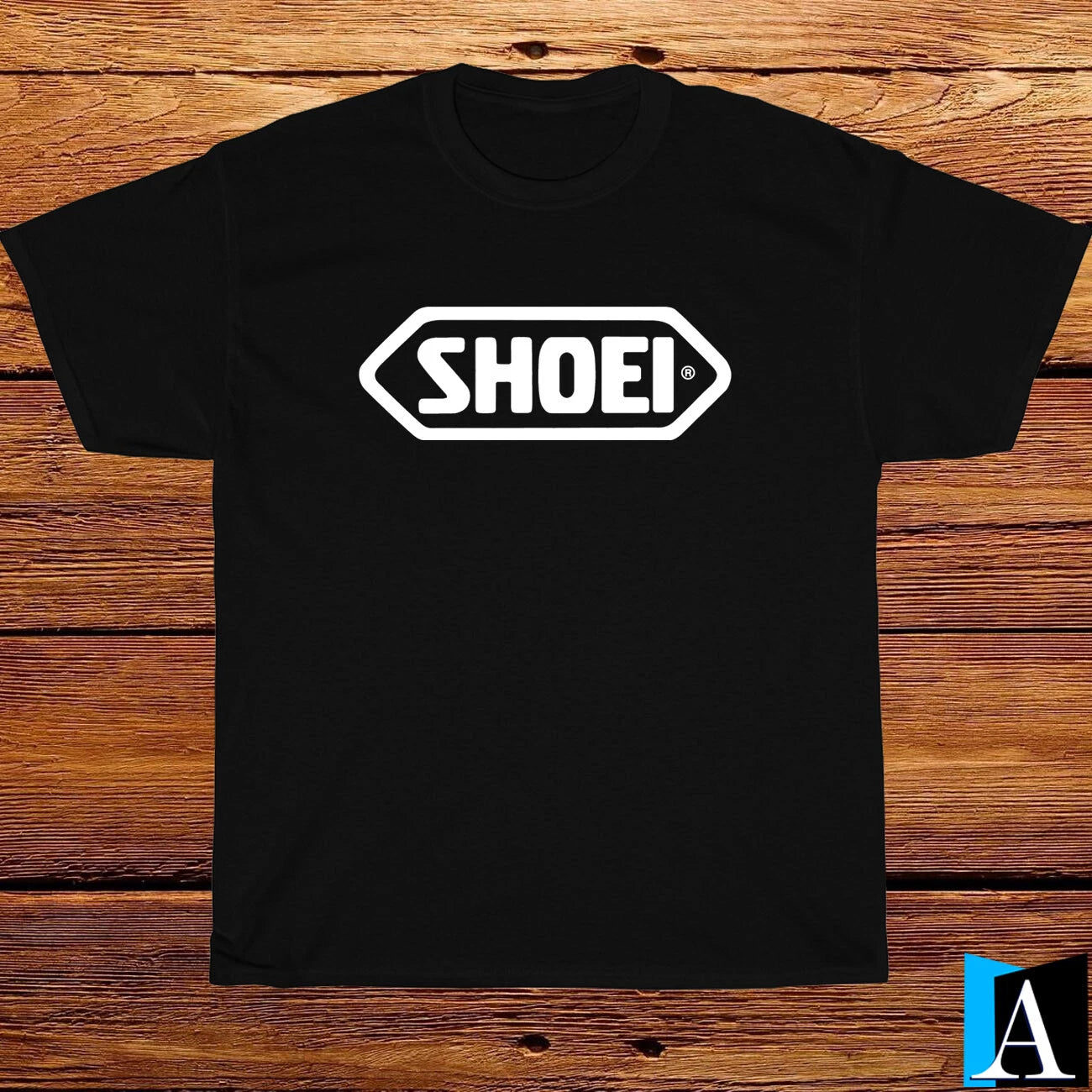 Shirt SHOEI Helmet Premium Helmet Logo Black/White/Grey/Navy T-Shirt Size S-5XL