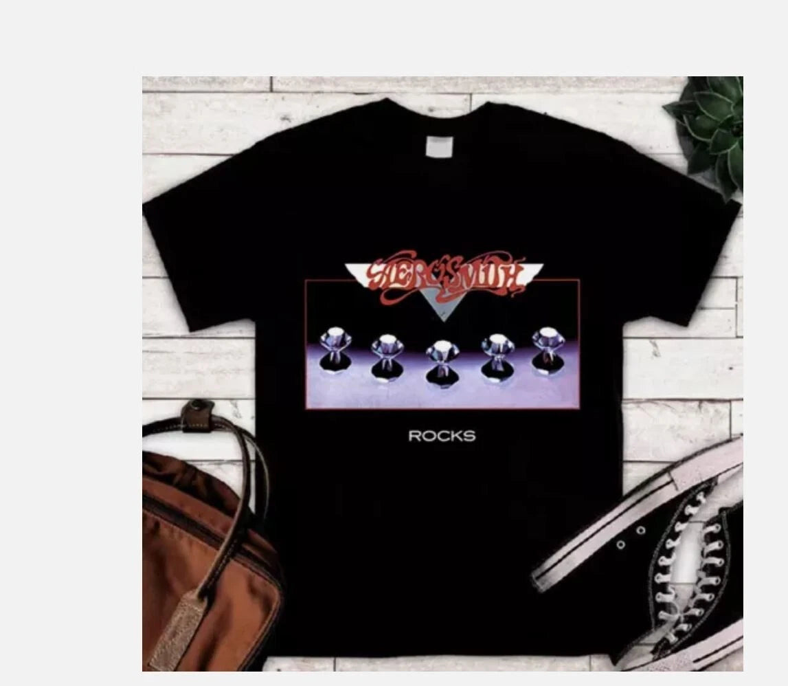 Aerosmith Rocks Album T-Shirt Unisex Heavy Tee