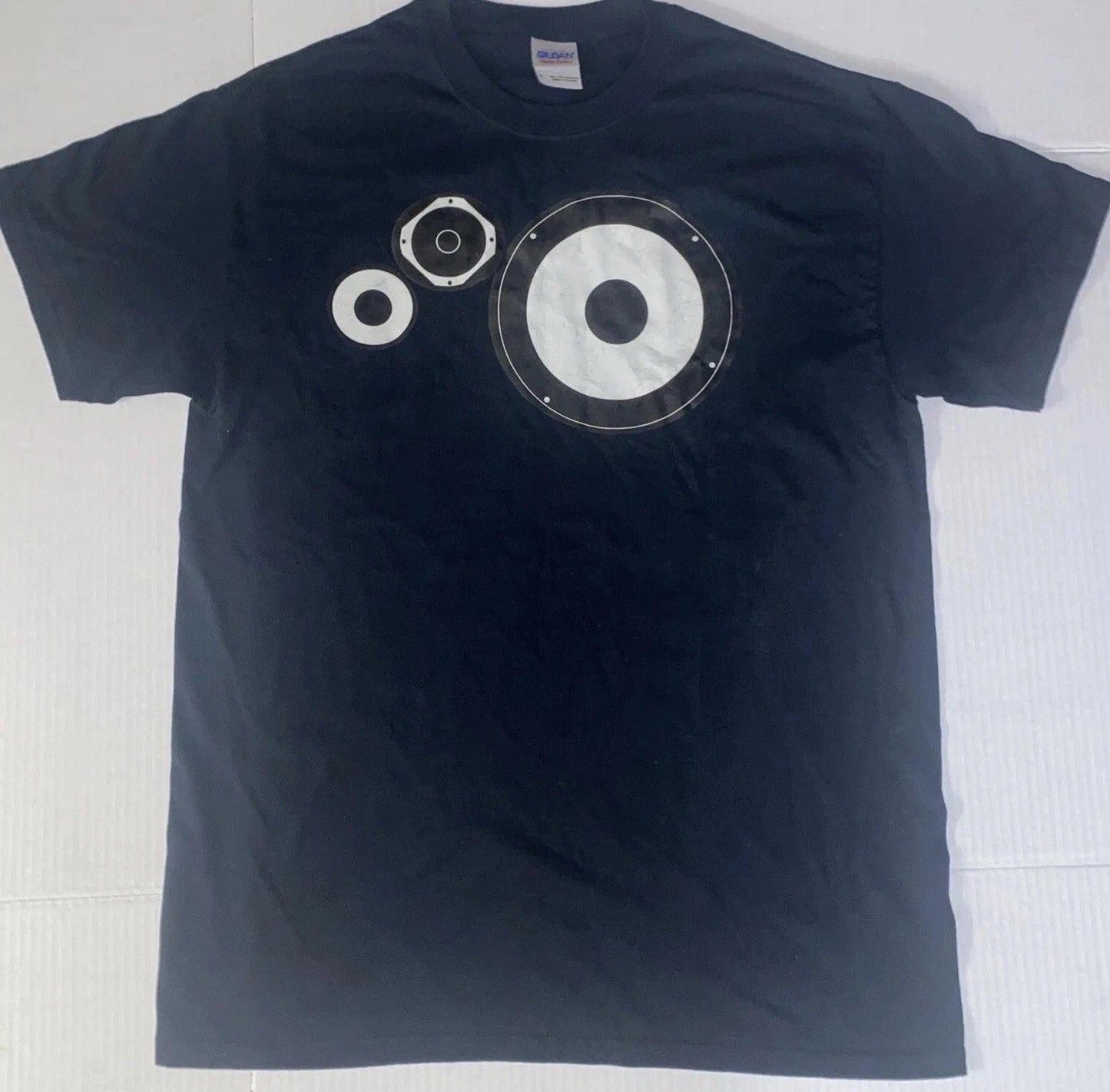 Fan Made T-shirt For U2 Tribute Band The Edge Costume Speakers OOAK Cover Band
