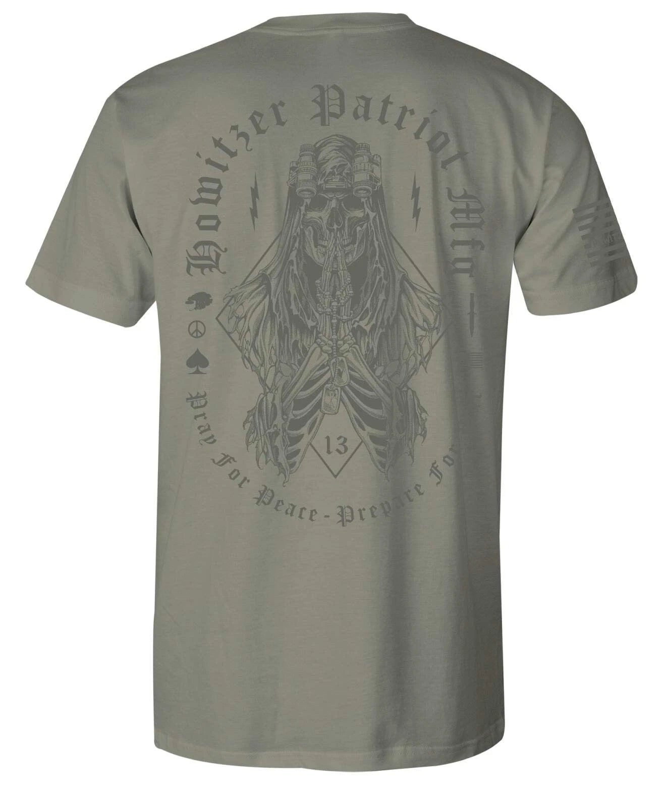 Howitzer Clothing Men's T-shirt Pray For Peace