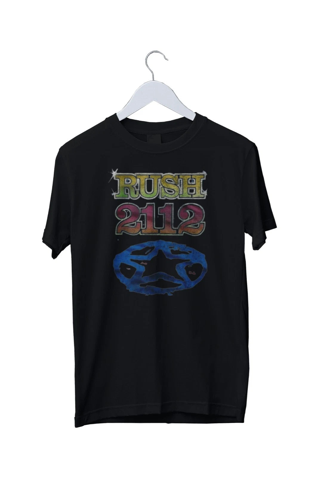 Vintage Rush Band 2112 Solstice Tour 1976 T-Shirt Mens S M L XL 2 3 4 XL