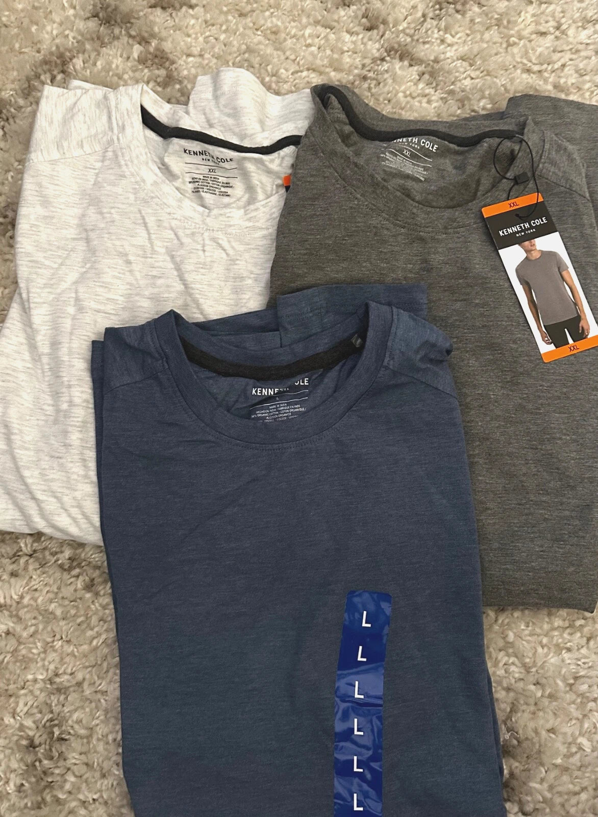KENNETH COLE MENS SHORT SLEEVES T SHIRT TEE  COLOR/SIZE VARY
