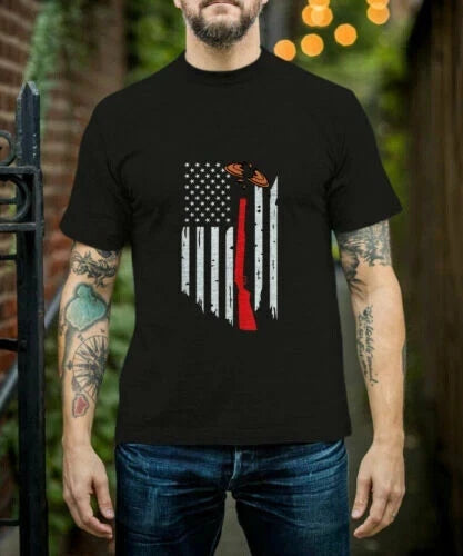 Skeet Trap Clay Shotgun Shooting USA Flag T-Shirt