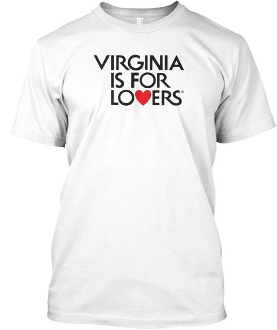 Virginia Is For Lovers T-Shirt Made in the USA Size S to 5XL