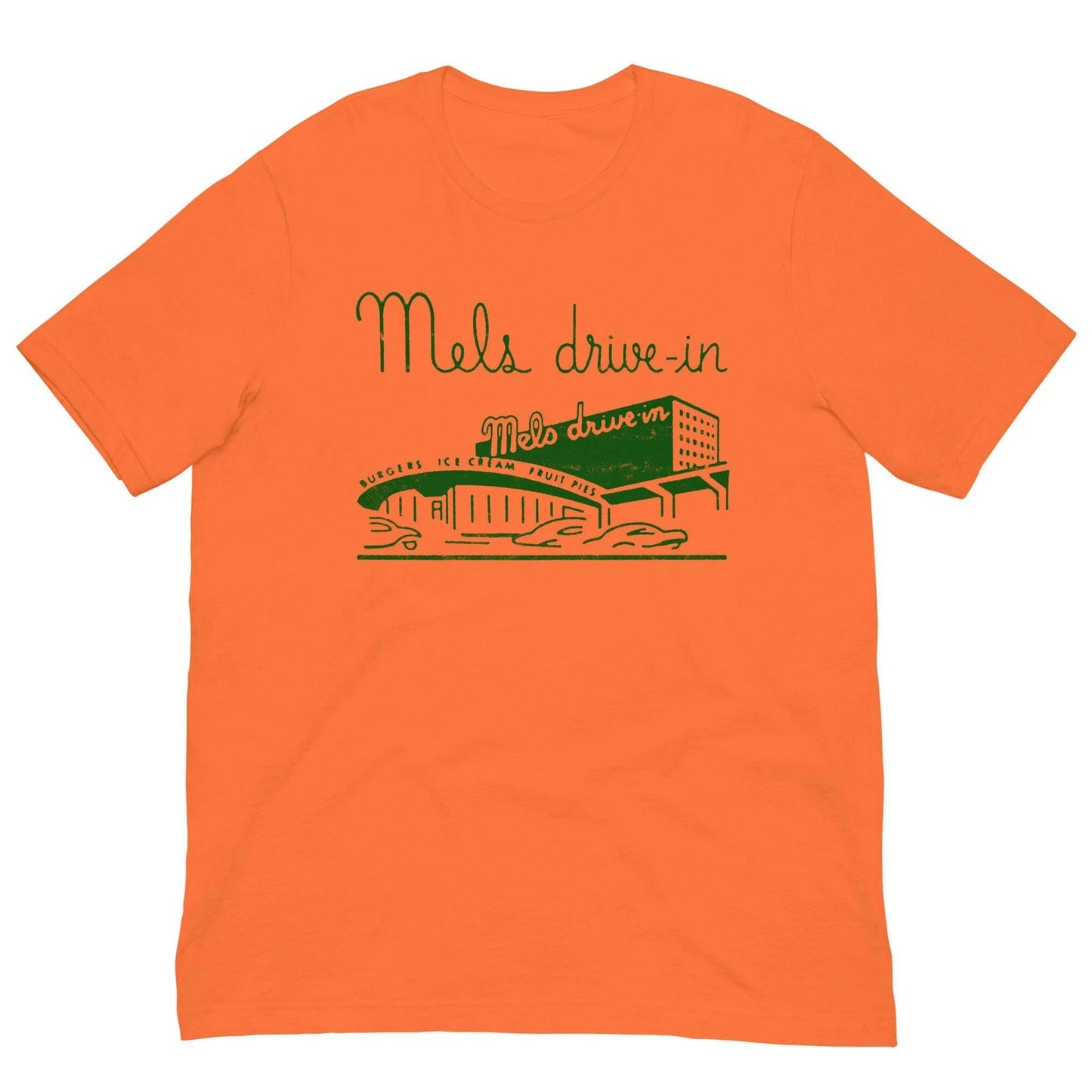 Mel's Drive-In Vintage Retro Classic California Diner Graphic Tee Men Women
