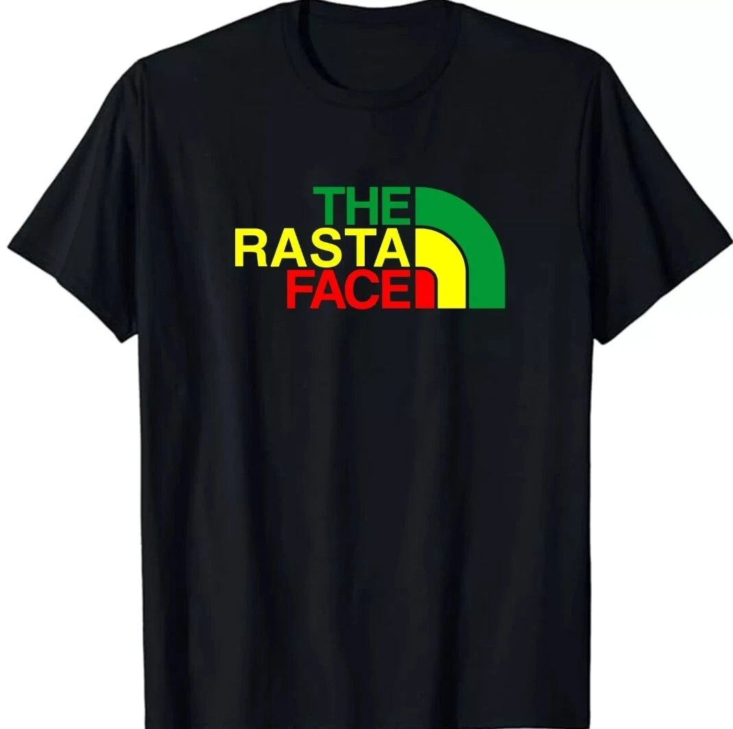 RASTA FACE NEW T-SHIRT All sizes S M L XL XXL colours Black, Navy