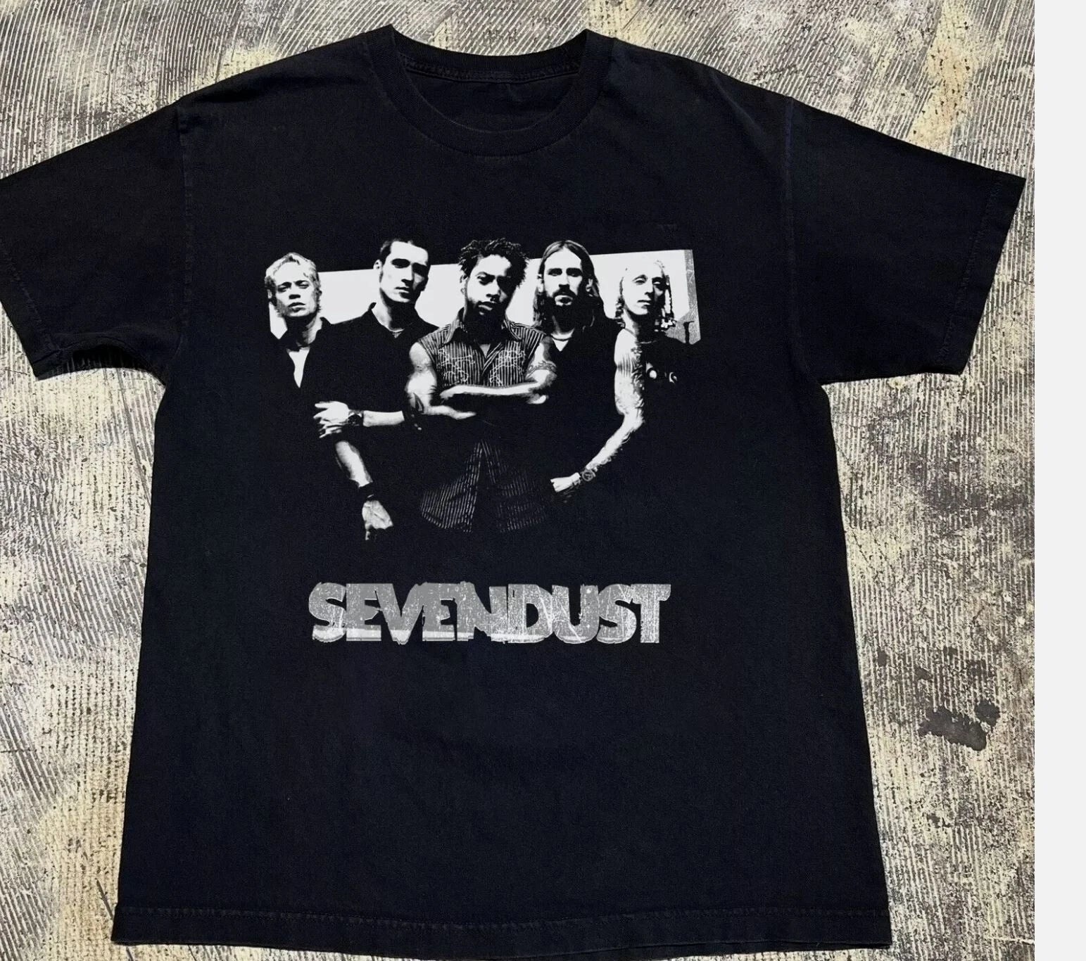 NEW Seasons — Sevendust Short Sleeve Black All Size T-Shirt