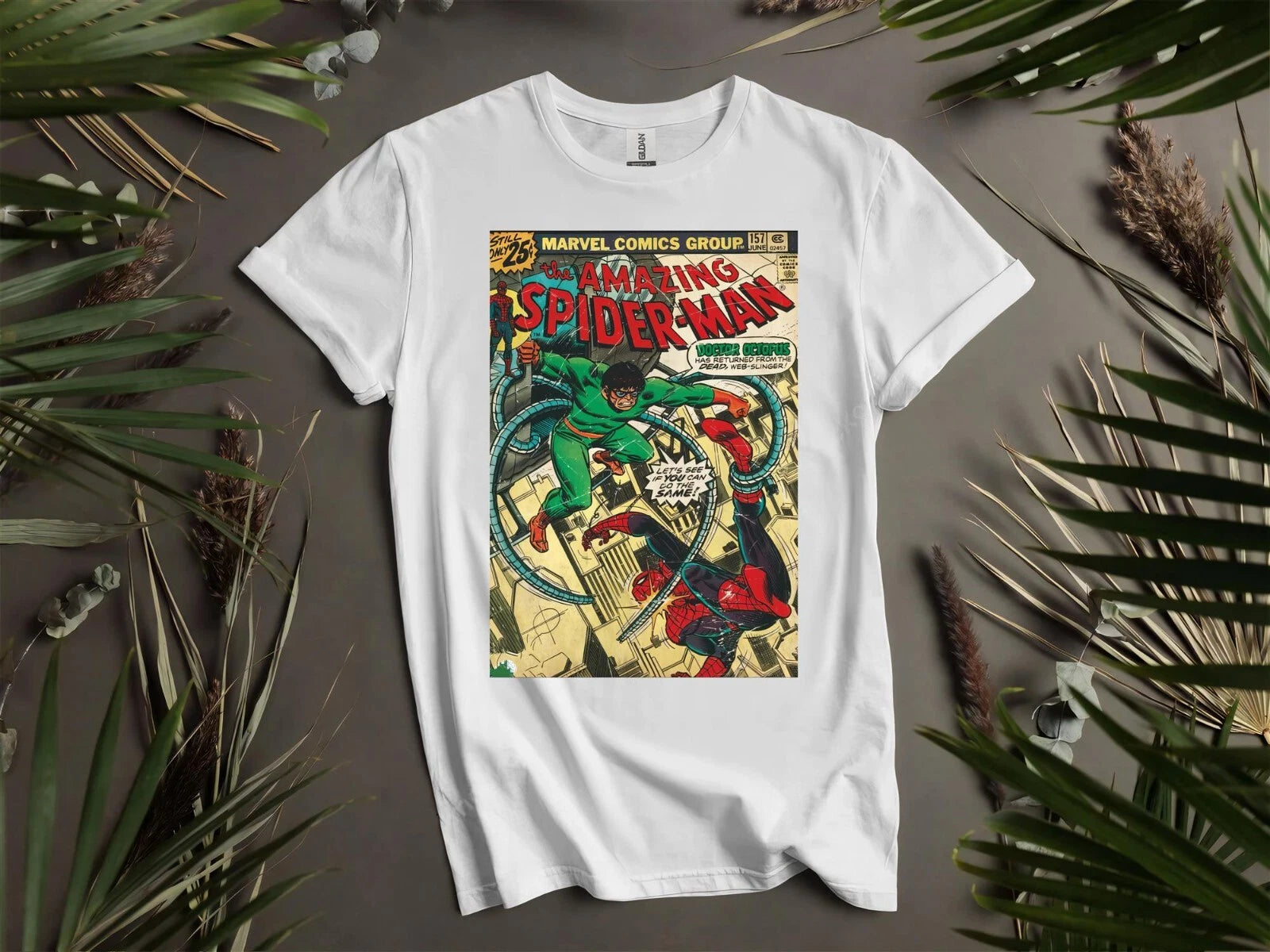 Vintage Marvel Spider-Man T-shirt T shirt Men Women Unisex Tshirt L158