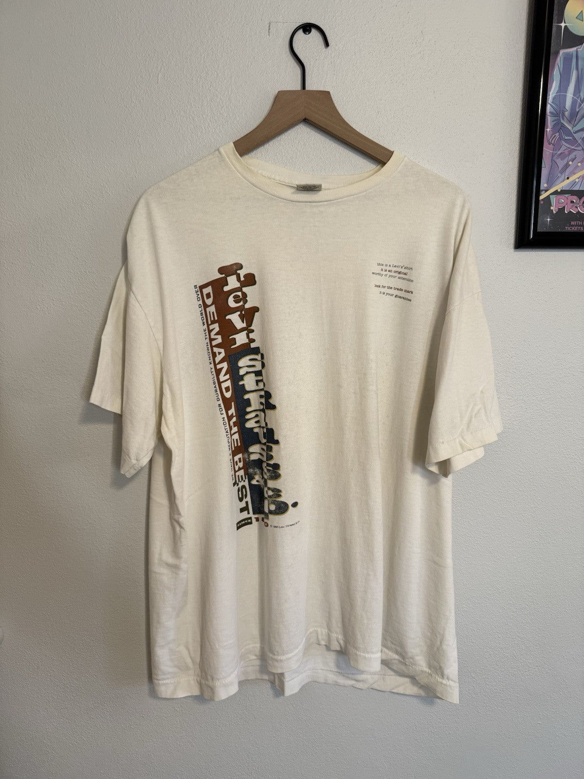 Vintage Levi’s Strauss Single Stitch T-Shirt Made In USA 1990s