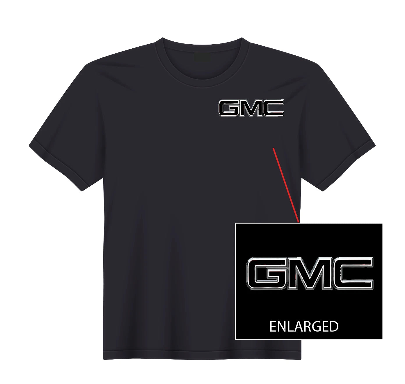 GMC Black Truck SUV T-Shirt NEW S, M, L, XL