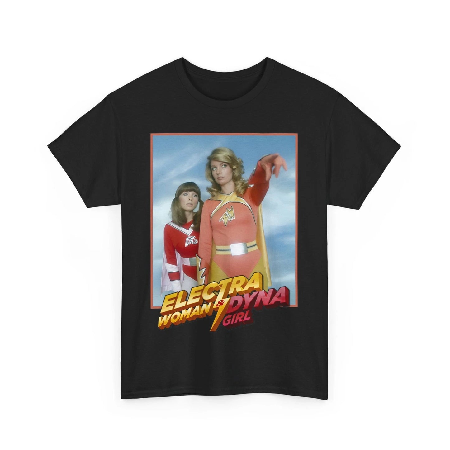 Electra Woman and Dyna Girl T-Shirt Men’s Unisex Vintage Style Krofft Supershow
