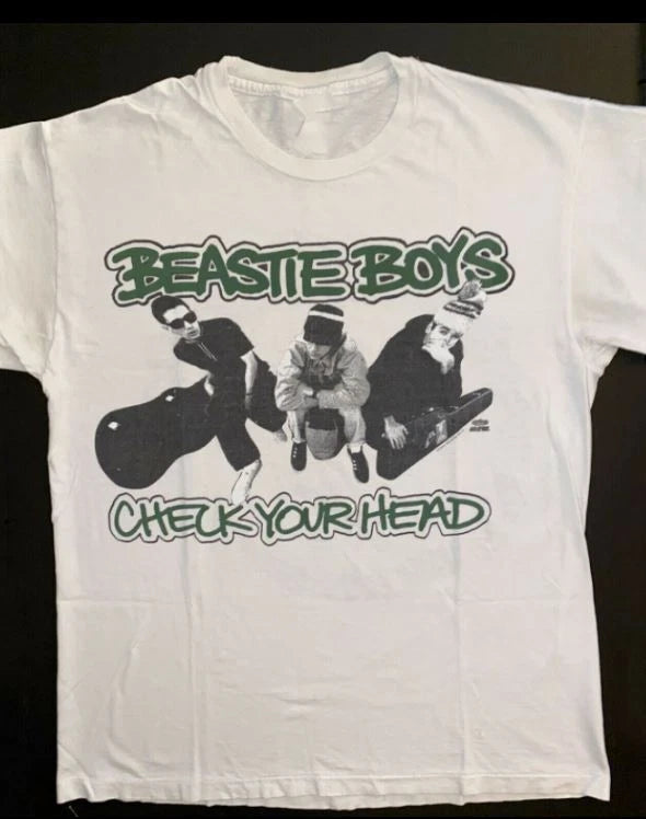 Beastie Boys Shirt Check Your Head All size White Unisex Shirt