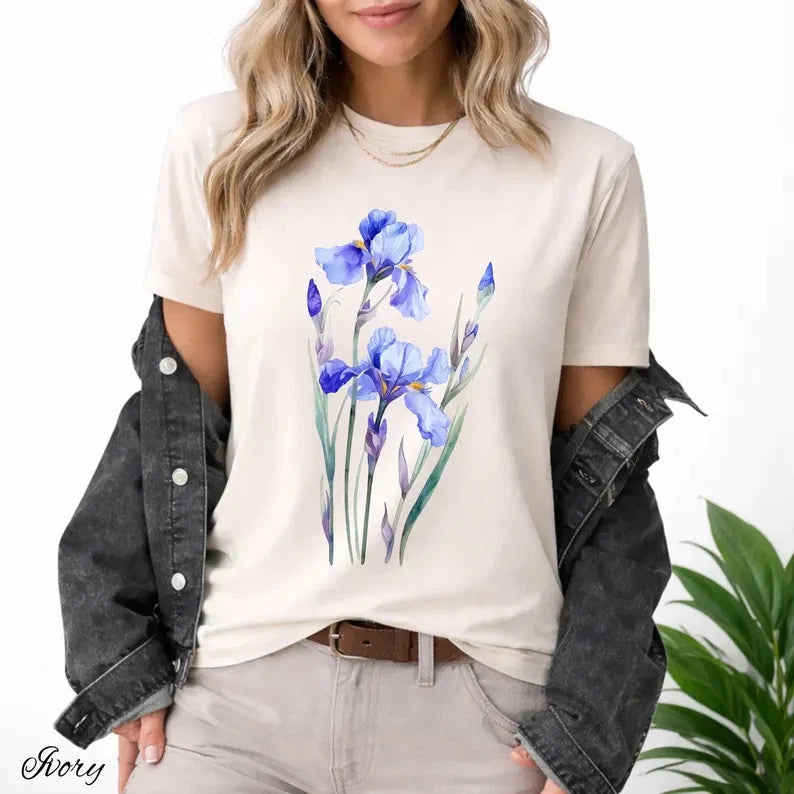 Wildflower Comfort Tee Flower Soft Nature Mom Gift Shirt