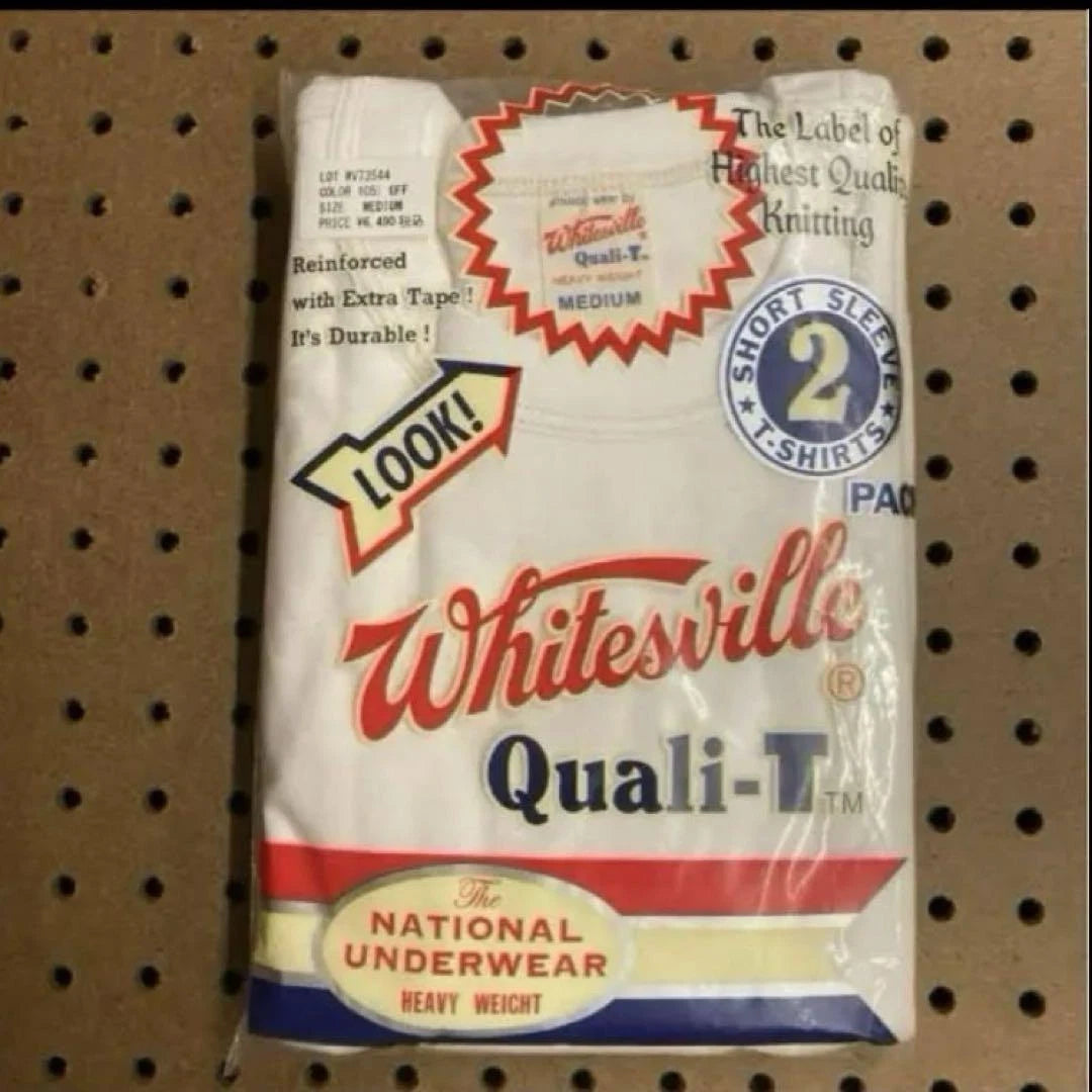 WHITESVILLE T-SHIRT WV73544 2-PACK White Toyo Size M Men