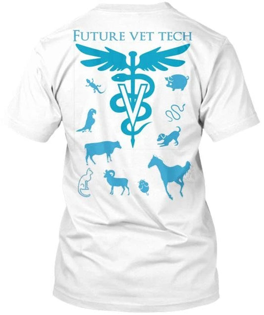 Penn Foster Future vet tech Tee T-Shirt Made in the USA Size S to 5XL
