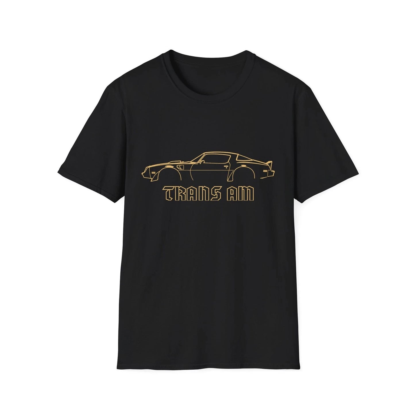 1977 Trans Am Outline T-Shirt Retro Muscle Car Graphic Tee