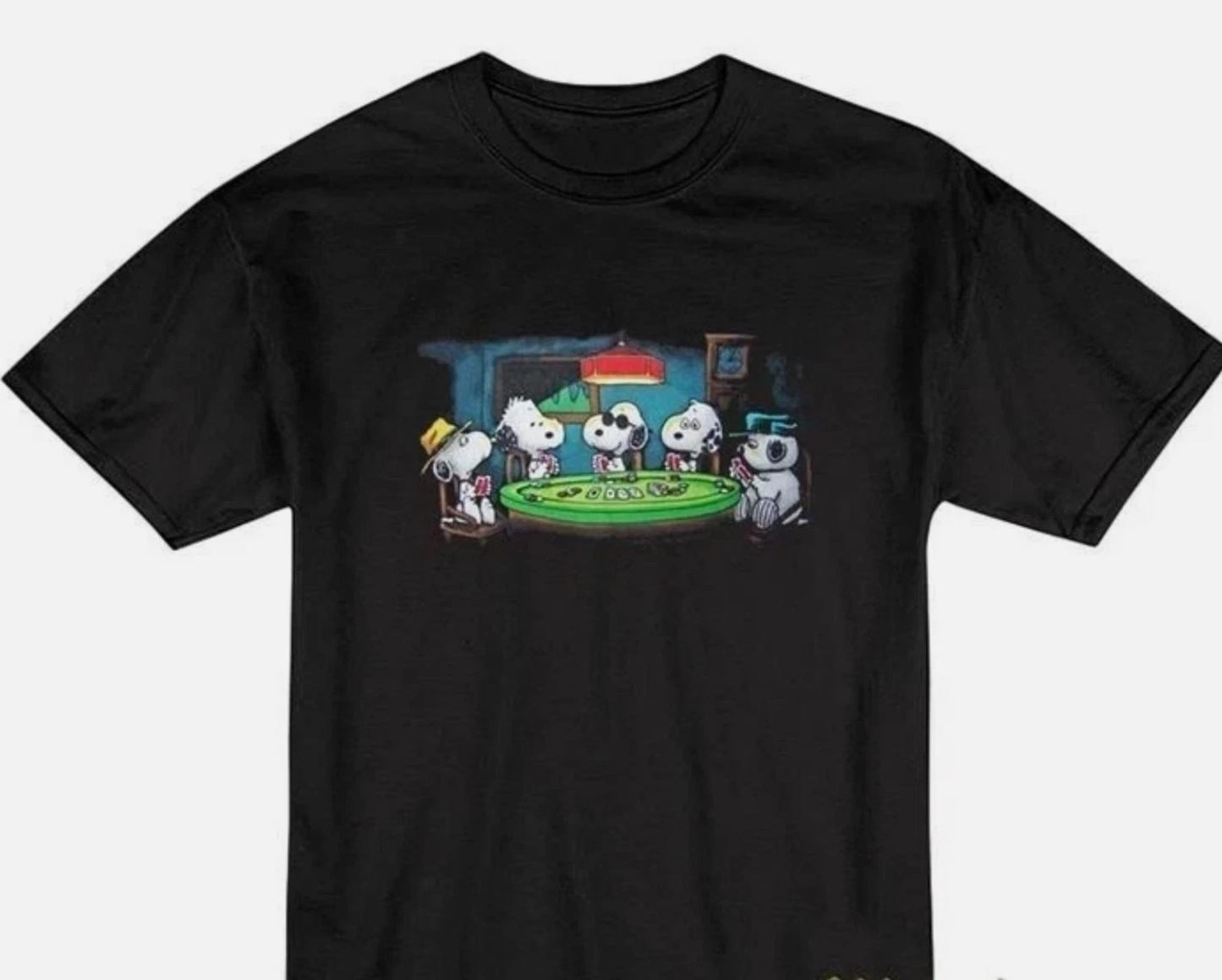 Vintage Snoopy Poker Playing Cards T-Shirt Gift for fan S-5XL ON TREND