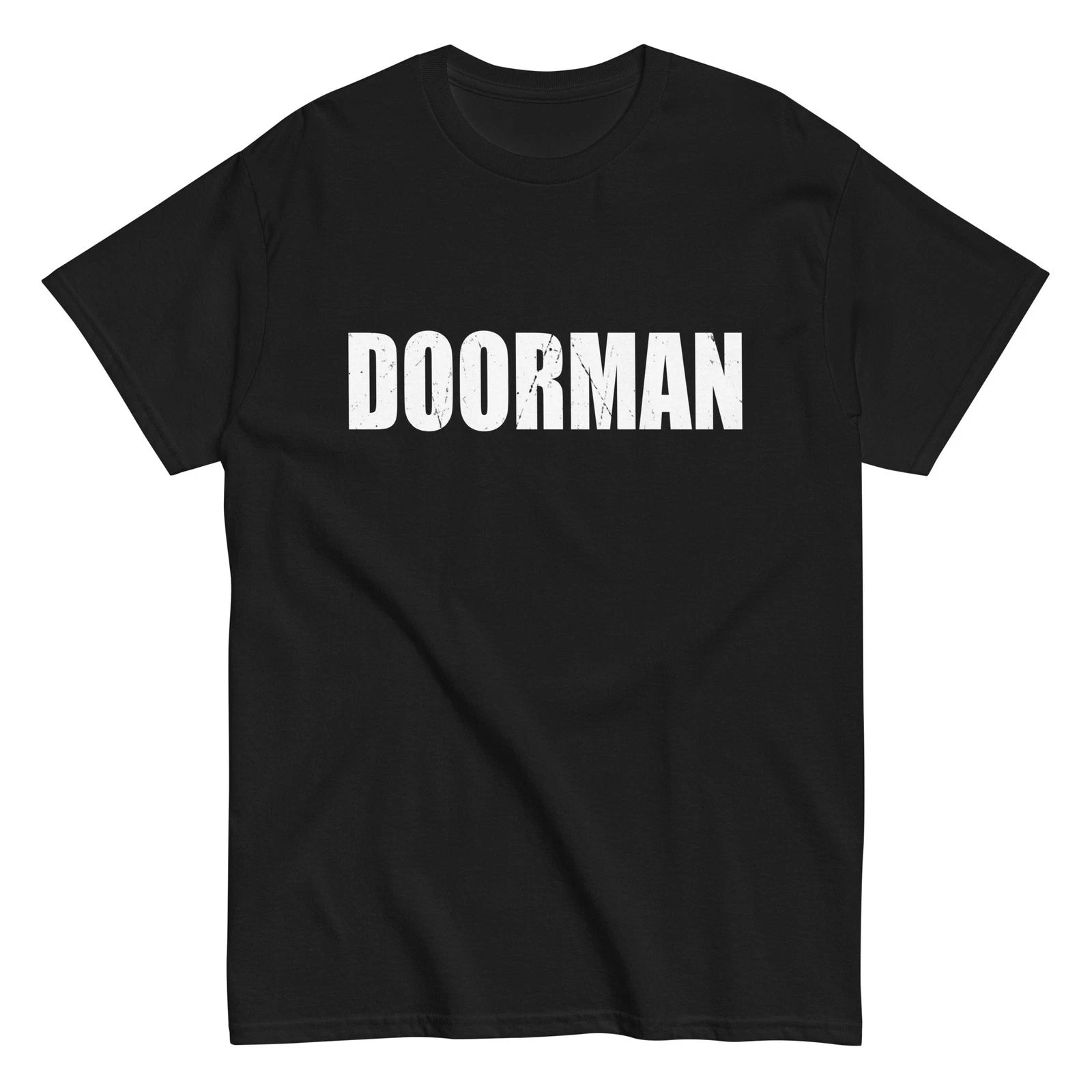 Doorman Funny Cute Lazy Easy Simple DIY Halloween Costume T-Shirt New Graphic