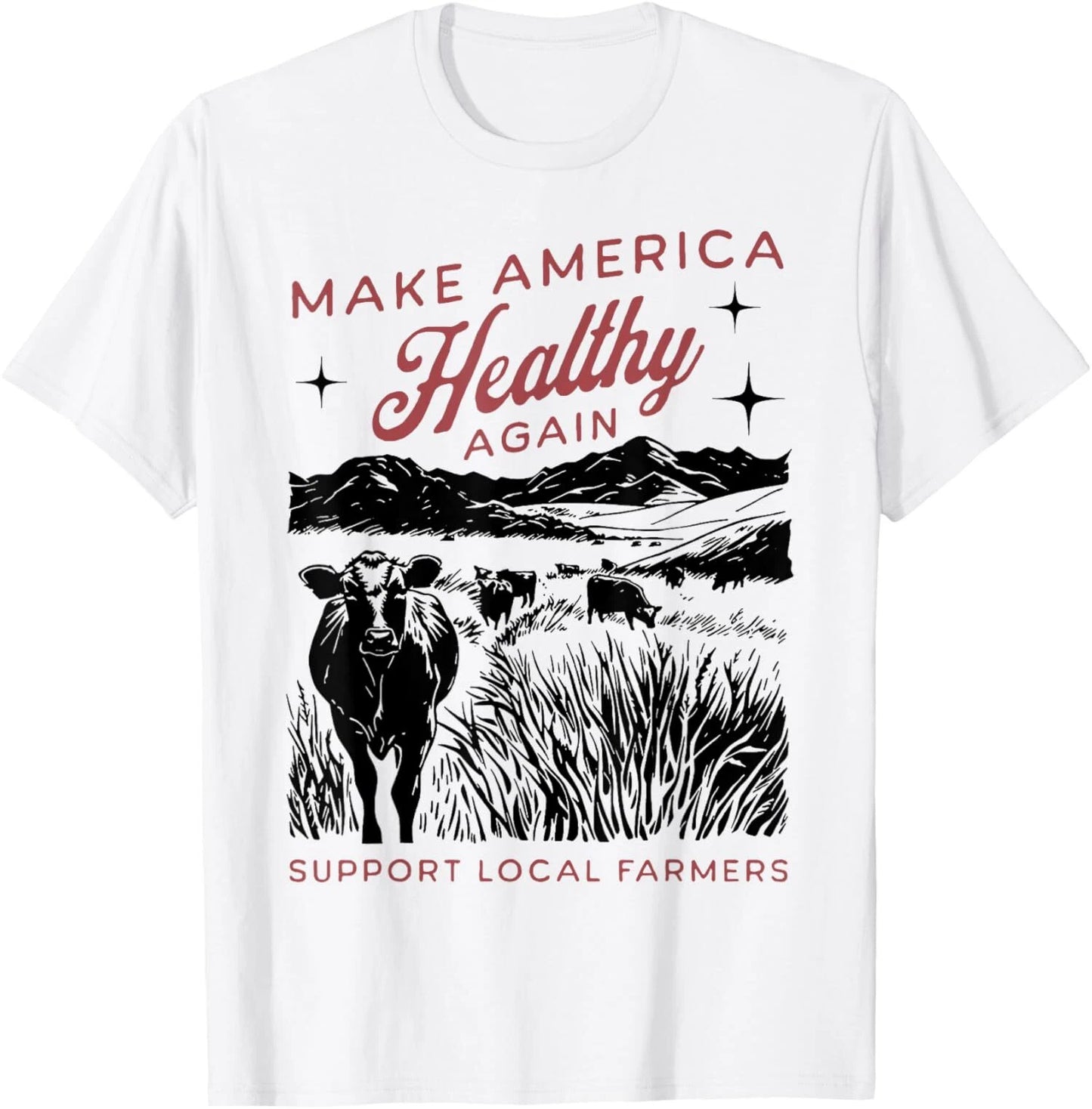 Funny Make America Healthy Again MAHA Cool Design T-Shirt