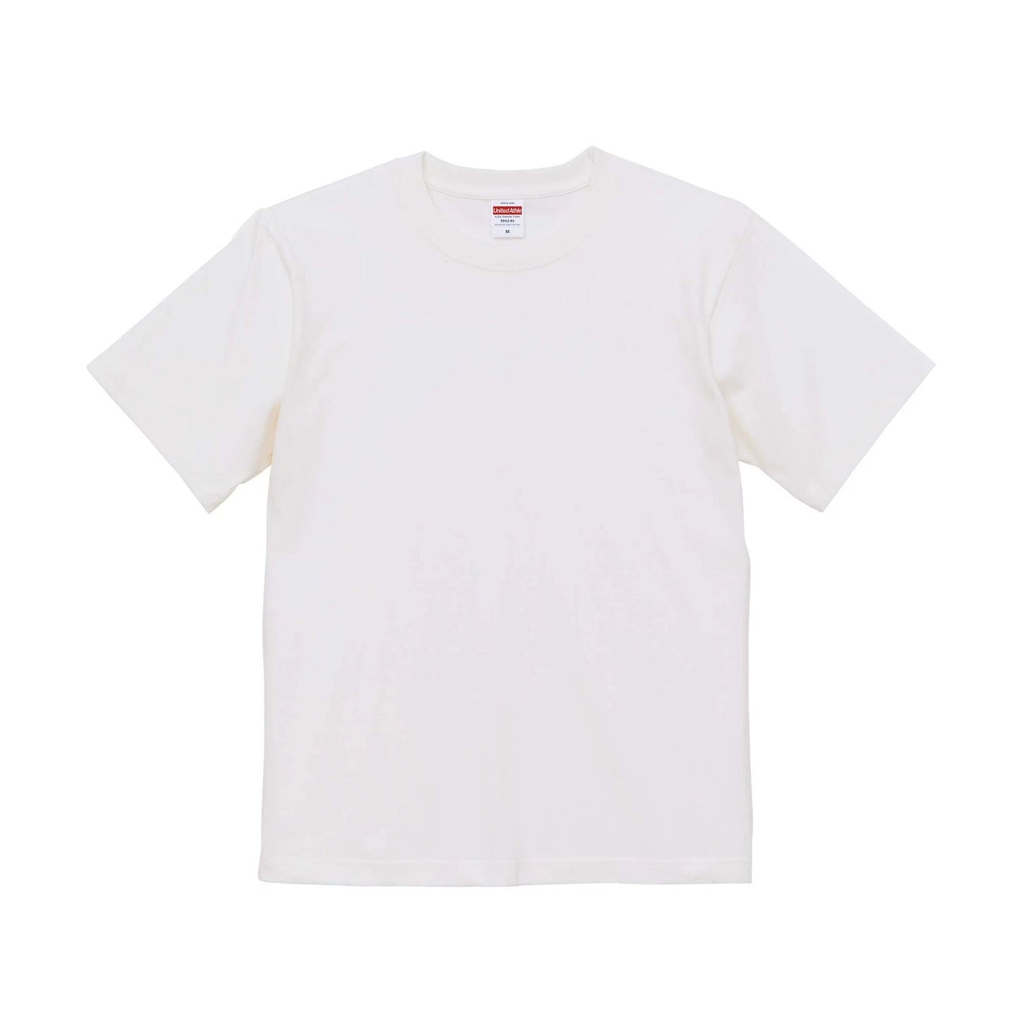 United Athle 6.2oz Premium T-Shirt 594201 [Men's] Vanilla white S