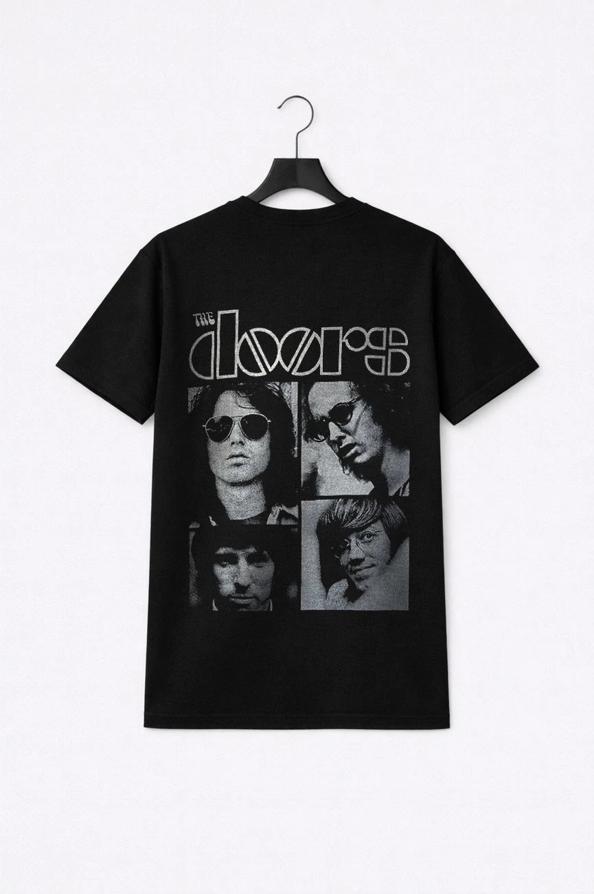 The Doors Squares Premium Carbon Finish T Shirt