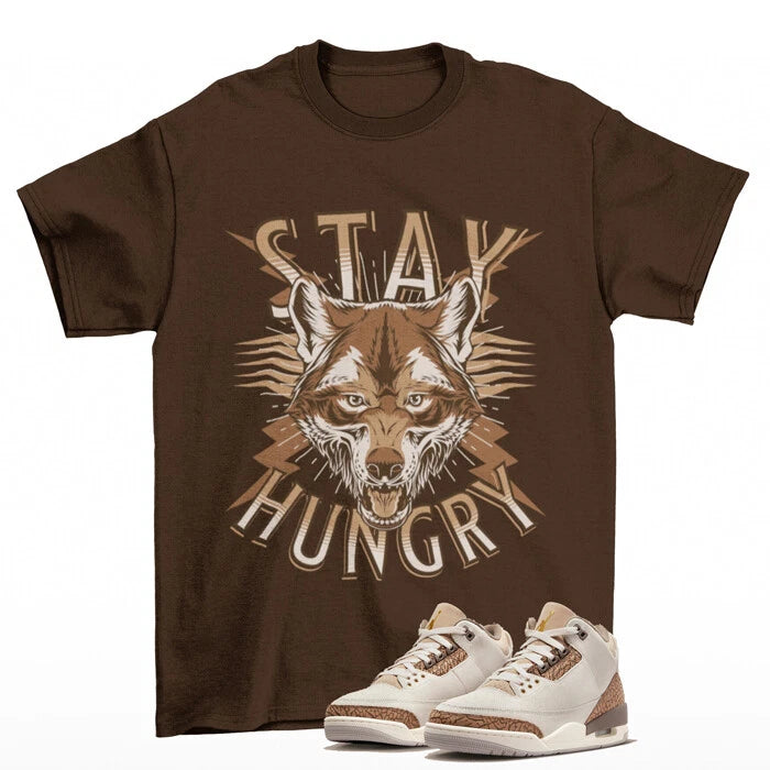 Stay Hungry Shirt Palomino to Match Jordan 3 Retro Palomino CT8532-102