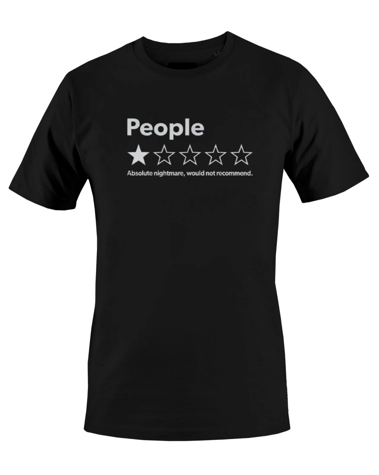 Funny Review People One Star: Absolute Nightmare Mens T-Shirt S M L XL 2 3 4 XL