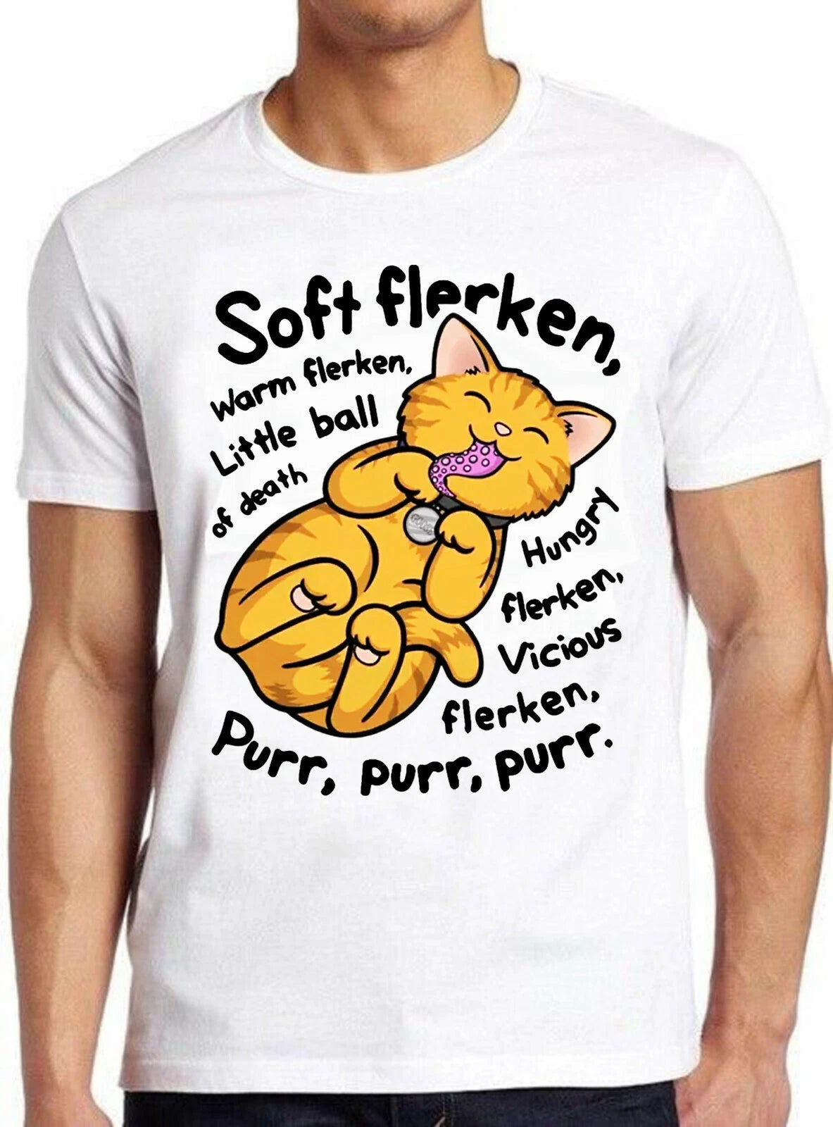 Soft Flerken Cartoon Cute Cat Lover Captain Kit Meme Gift Tee T Shirt M8030