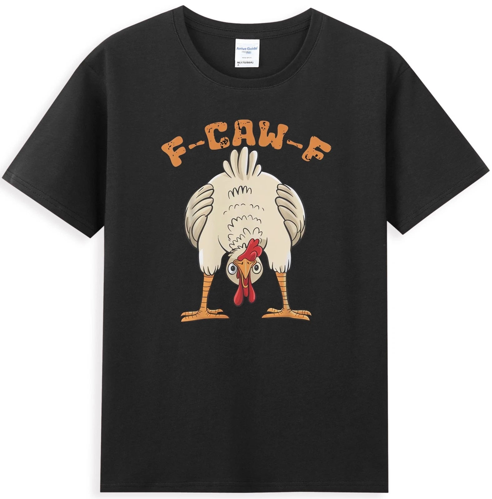 F-Caw-F Chicken Funny Rooster Meme Quote Vintage Men's T-Shirt