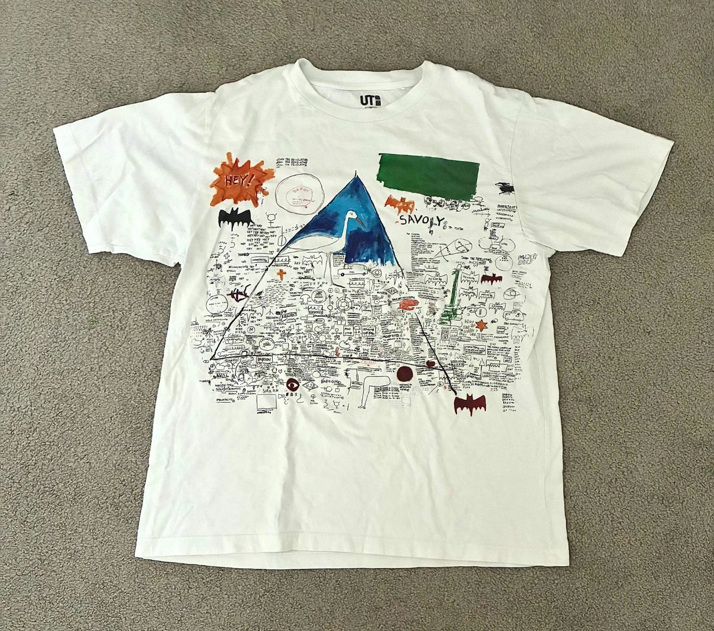 Uniqlo Jean-Michel Basquiat shirt