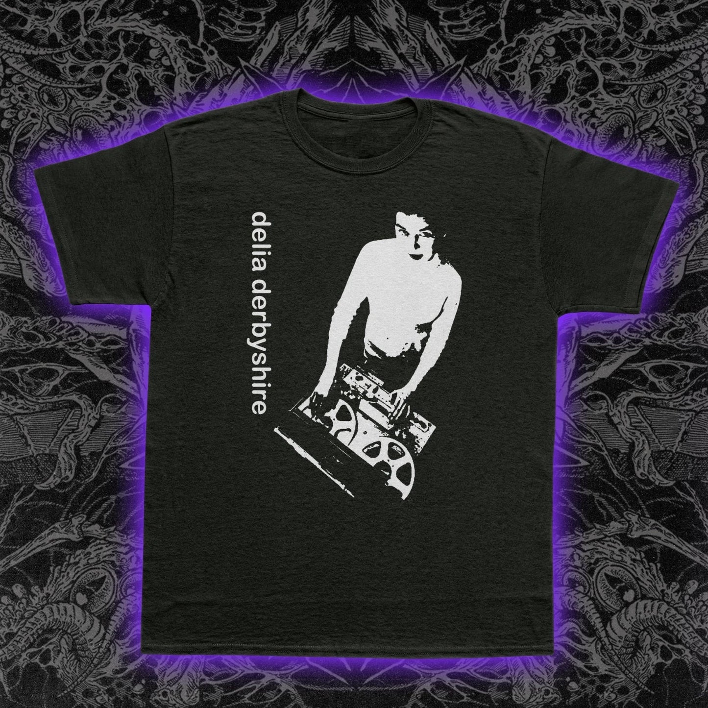 Delia Derbyshire T-Shirt Doctor Who BBC Radiophonic Electronic Music Tee S-5XL