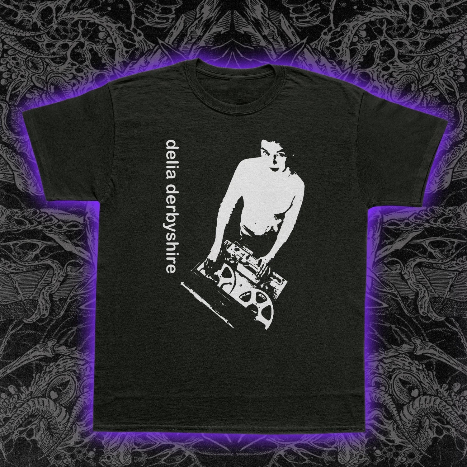 Delia Derbyshire T-Shirt Doctor Who BBC Radiophonic Electronic Music Tee S-5XL
