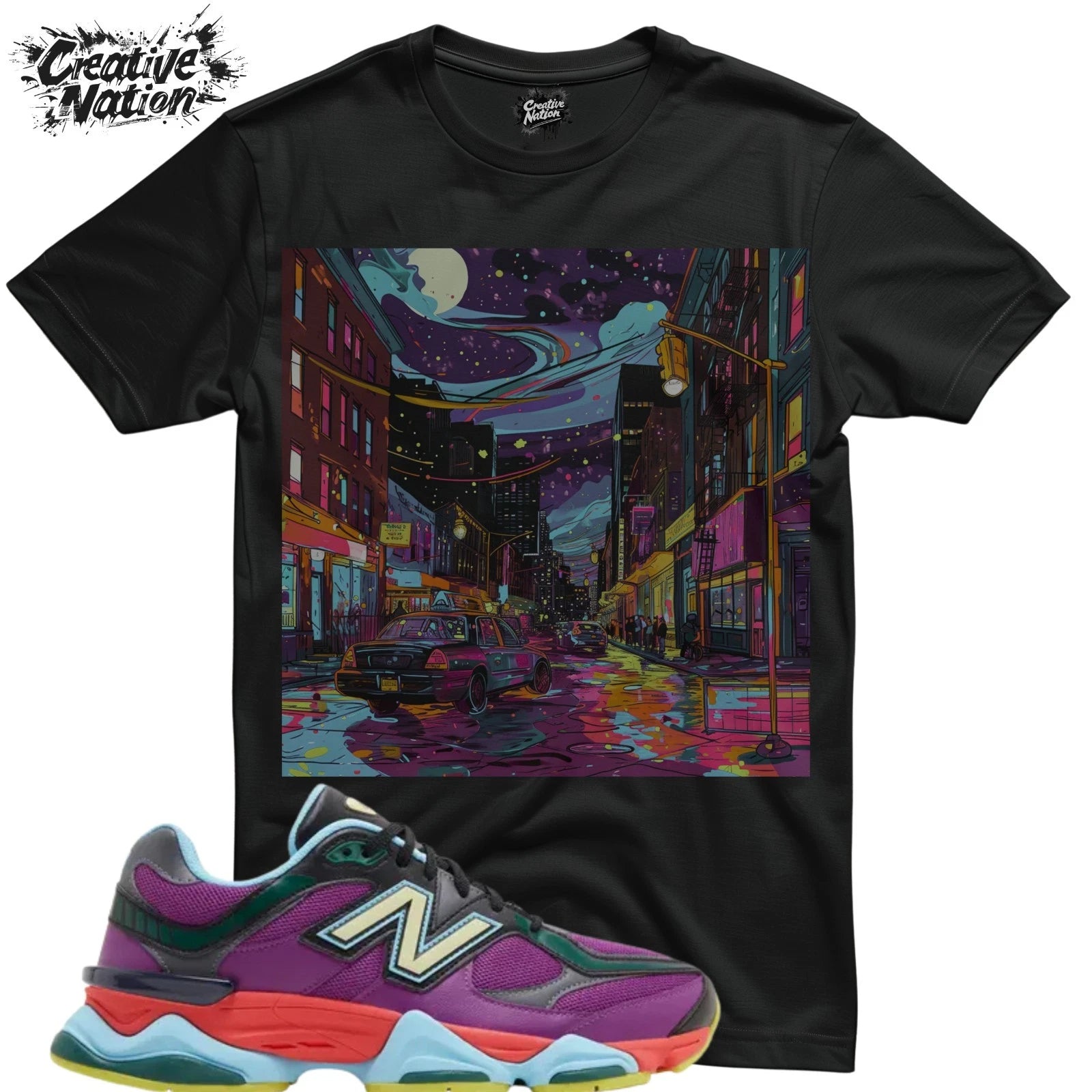 Shirt To Match New Balance 9060 Neon Unisex Tee Sneaker Shirt Cool Shirt
