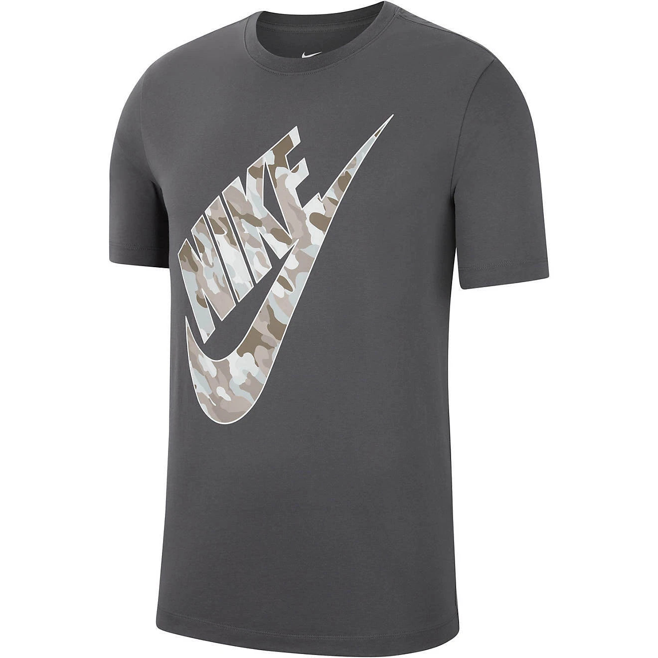 Nike Club HBR Camo 2 T-Shirt Anthracite Men's Medium Large XL 2XL BNWT