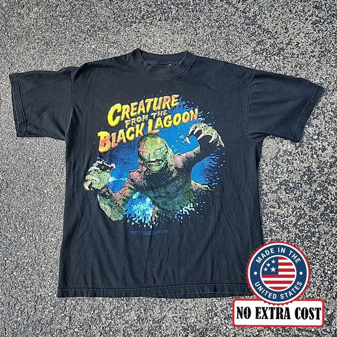 Vintage Adult CREATURE FROM THE BLACK LAGOON T Shirt NP009 FREE SHIPPING