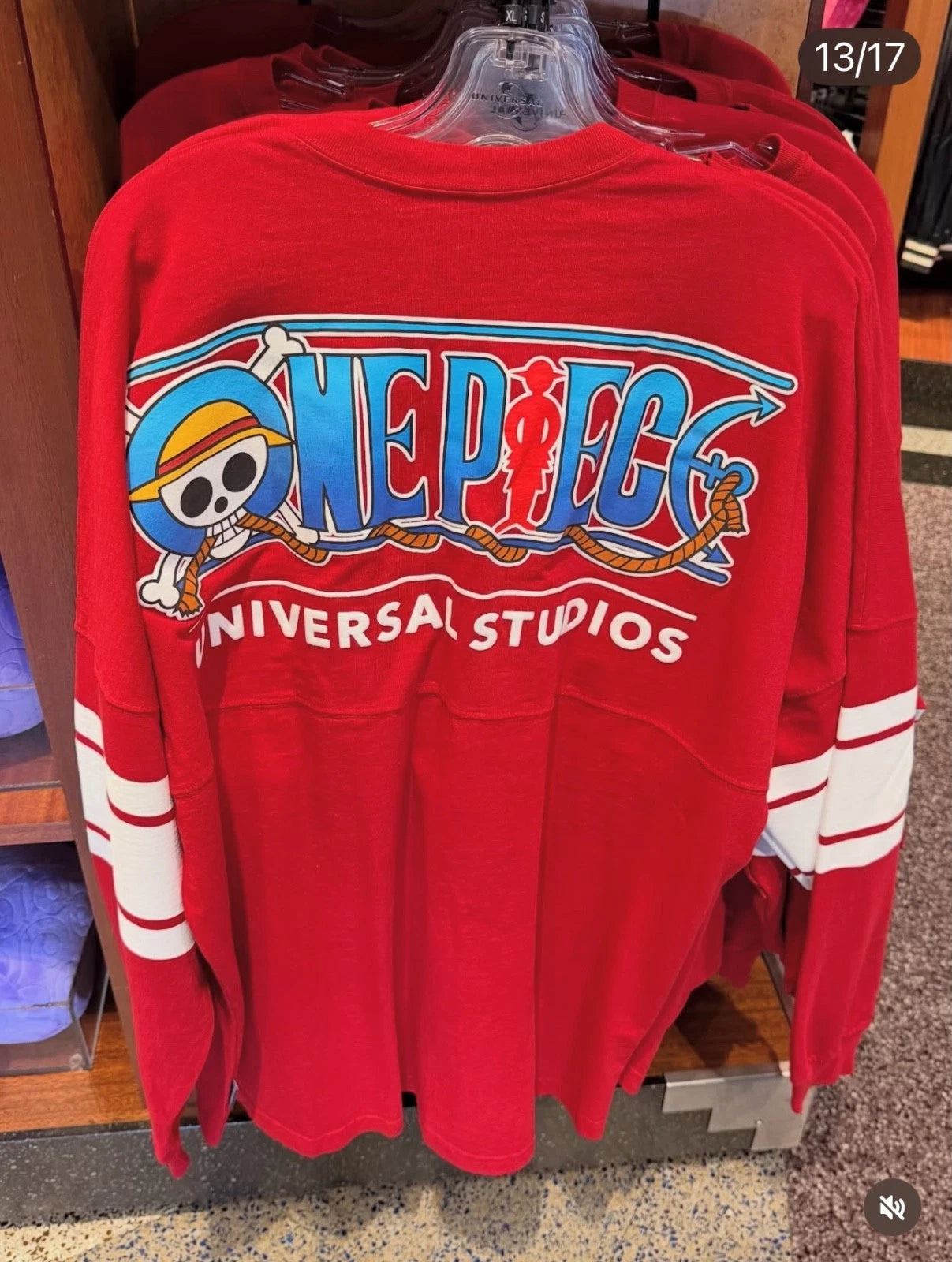 One Piece Universal Studios Fan Fest Exclusive Spirit Jersey Anime Mens
