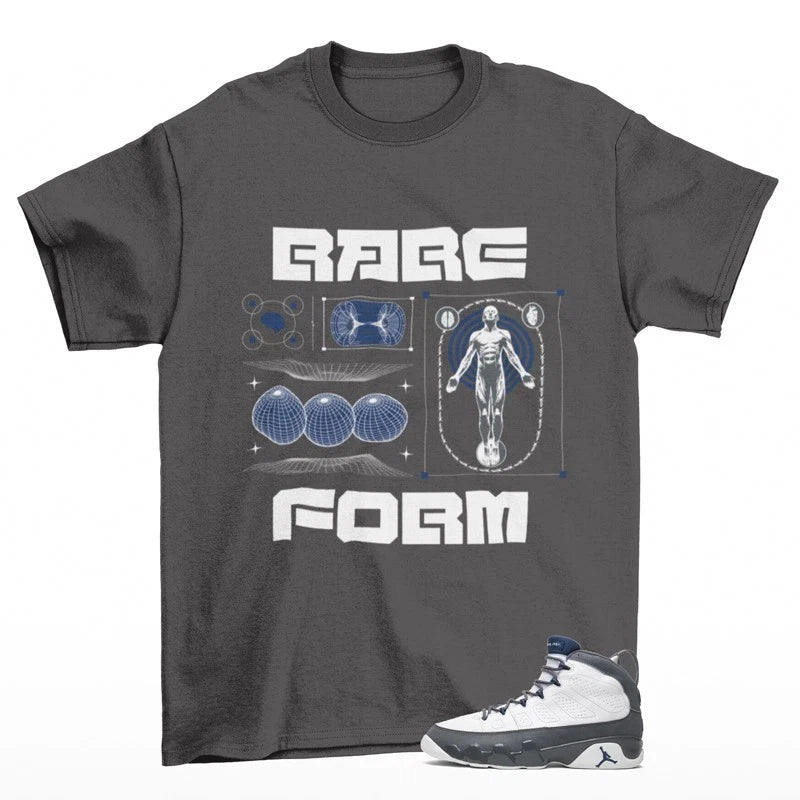 Rare Form Sneaker Shirt Grey to Match Jordan 9 Flint HV4794-100