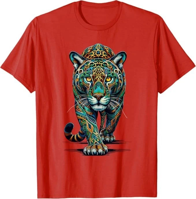 Mandala Art Jaguar Jaguars Zoo T-Shirt