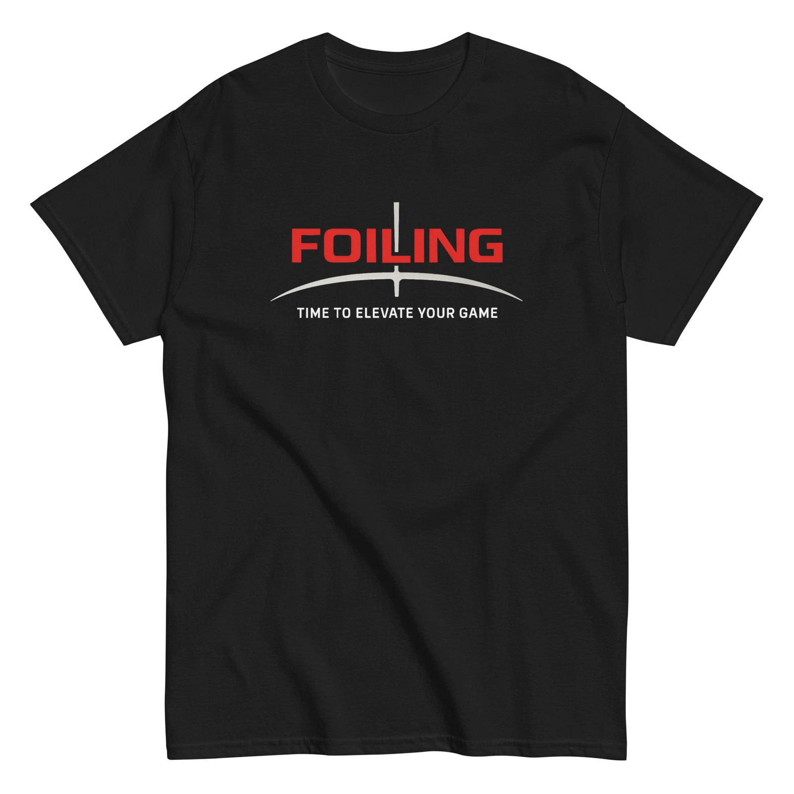 Foiling “Time To Elevate Your Game”  Hydrofoil / Wing Foil Unisex Tee