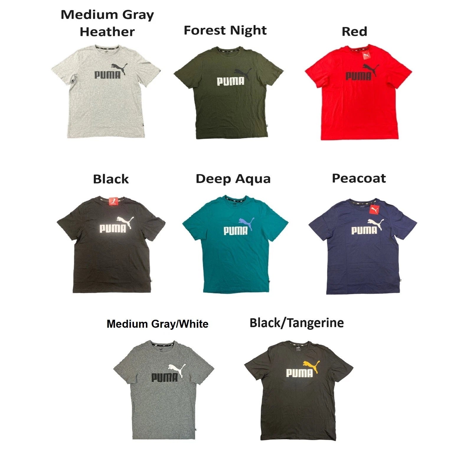 Puma Men's Essential Graphic Logo Soft Short Sleeve Tee